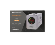 Qoltec Pure Sine Wave UPS | 800VA | 560W | Stała faza | Szary - 1088151 - zdjęcie 10